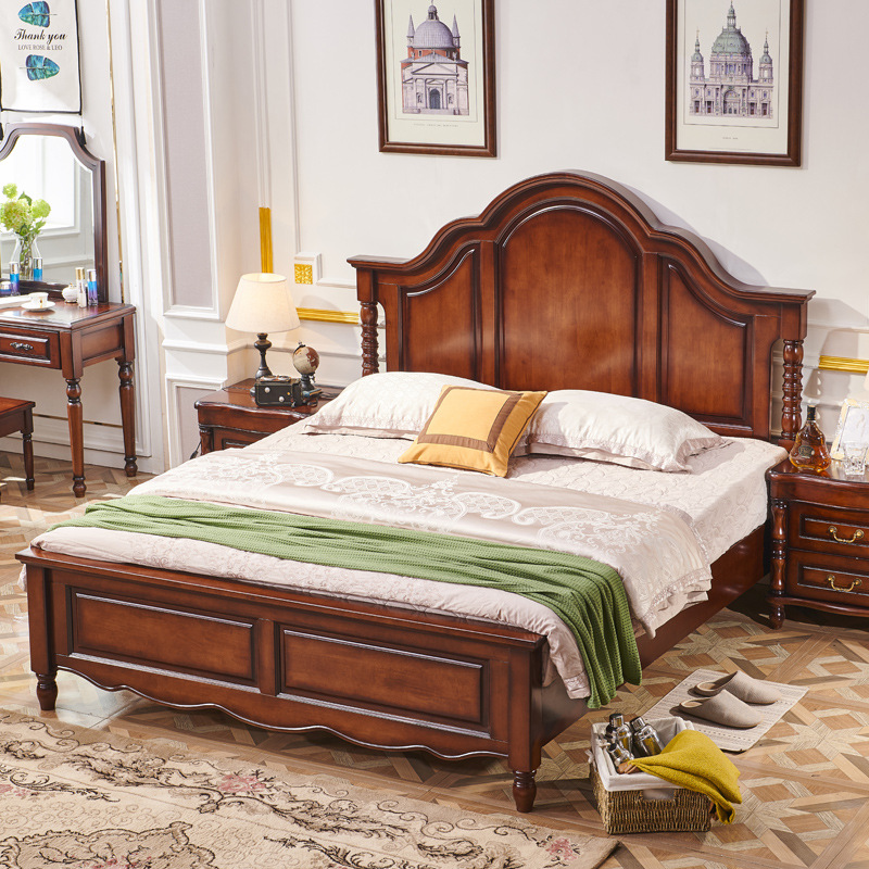 High Arch Frame Solid Wood Bed