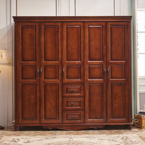 5 Door Recessed Wardrobe - Bedroom furniture - QONKA HOME