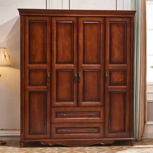 4 Door Recessed Wardrobe - Bedroom furniture - QONKA HOME