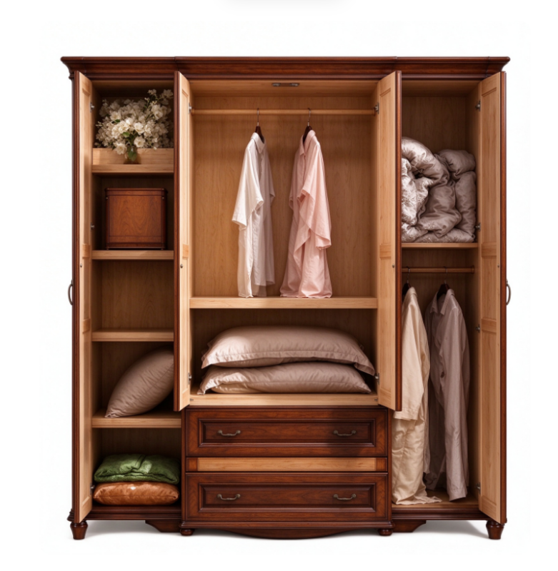 4 Door Recessed Wardrobe