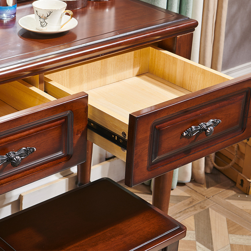Dressing Table Set with Mirror & Stool