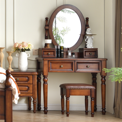 Solid Wood Dressing Table - Bedroom furniture - QONKA HOME