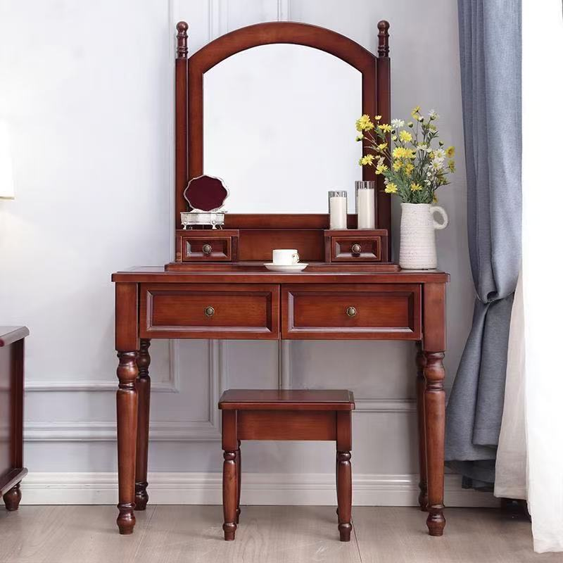 Solid Wood Dressing Table Set