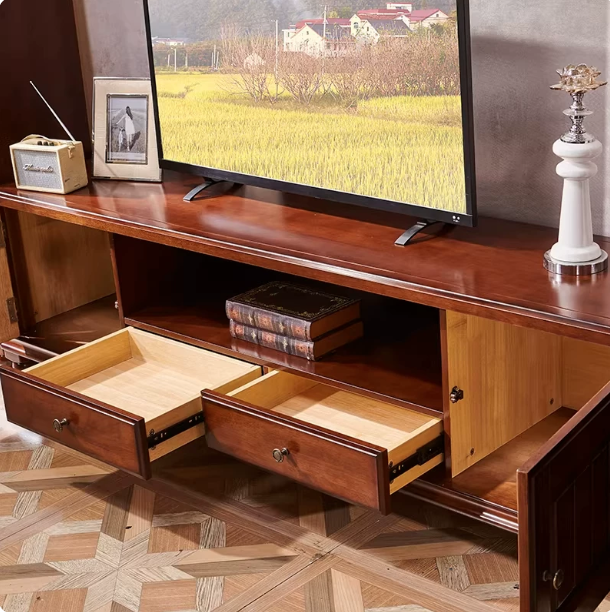 Classic Solid Wood TV Cabinet