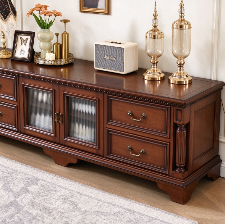 Solid Wood TV Media Console