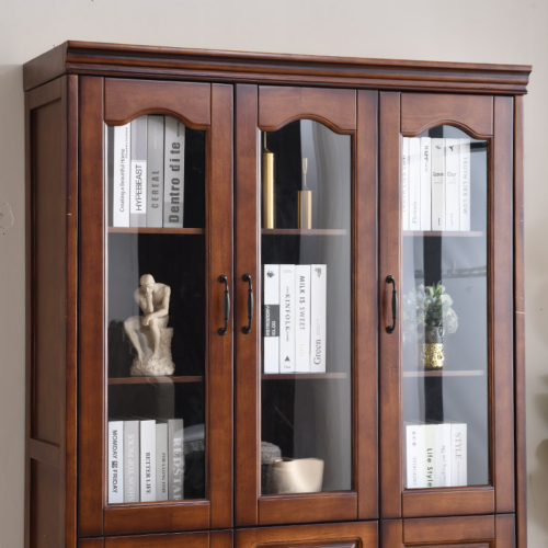 Vintage Traditional Wooden Bookshelf - Office furniture - QONKA HOME