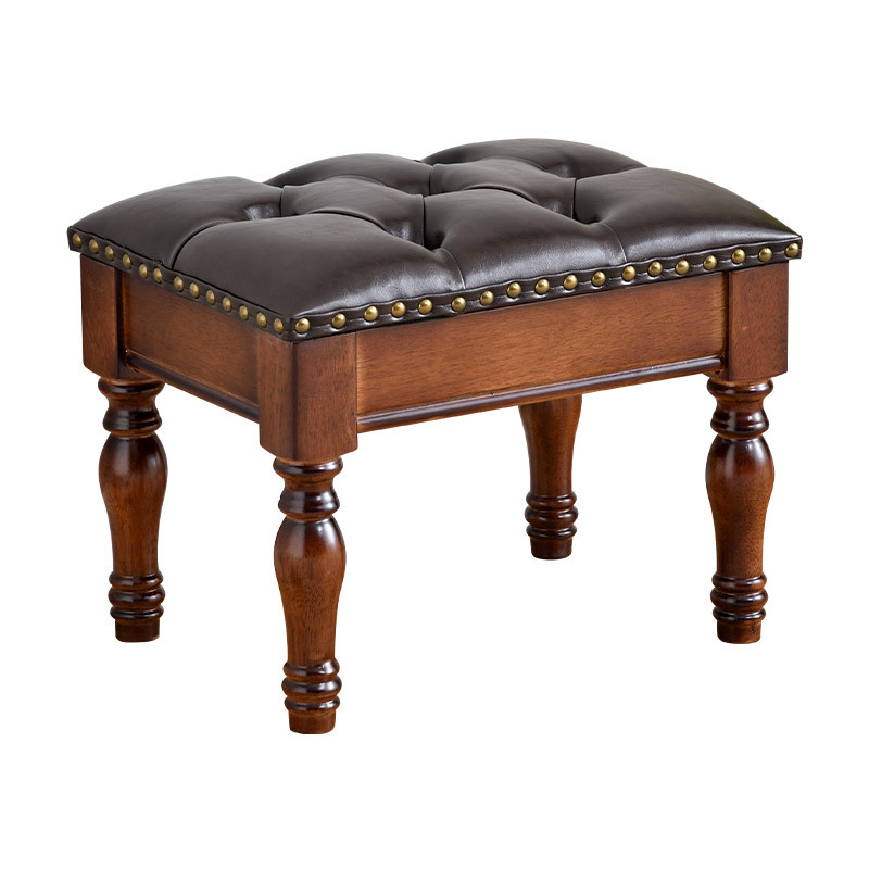 Classic Solid Wood Shoe Bench - Living room furniture - QONKA HOME