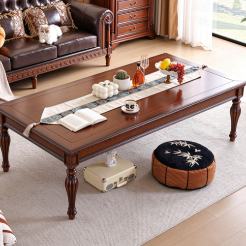 Solid Wood Coffee Table - Living room furniture - QONKA HOME
