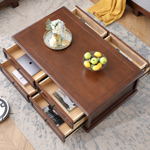 Classic Solid Wood Center Table - Living room furniture - QONKA HOME