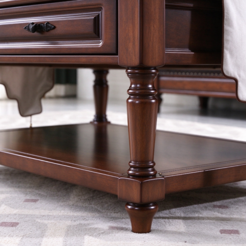 Coffee Table with Open Shelf - Living room furniture - QONKA HOME