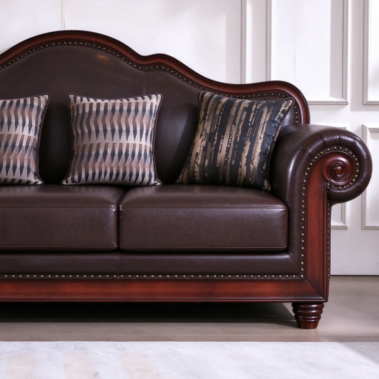 Classic Leather Sofa