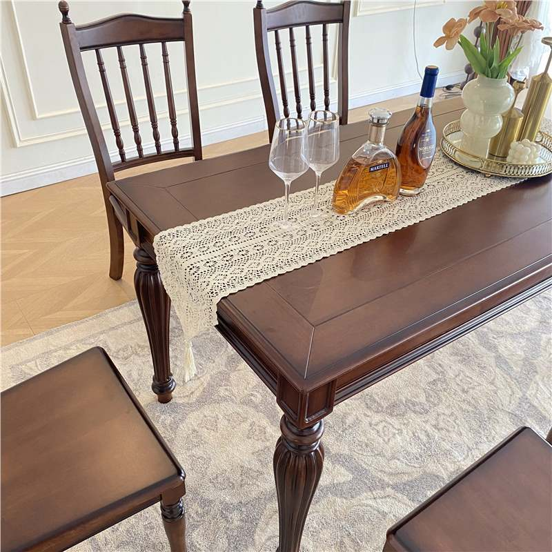 Solid Wood Dining Table Set