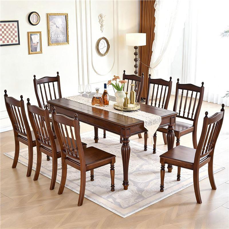 Solid Wood Dining Table Set