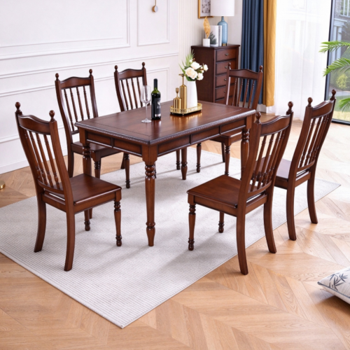 Home Rectangular Dining Table - Dining table - QONKA HOME