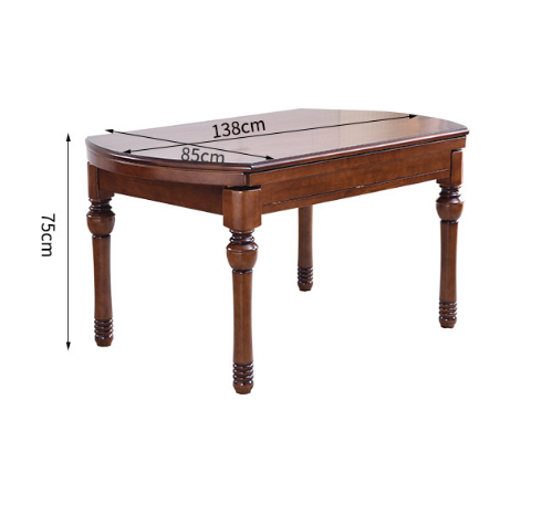 Folding Convertible Dinner Table - Dining table - QONKA HOME