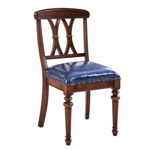 Vintage Wooden Side Chair - Dining chair - QONKA HOME