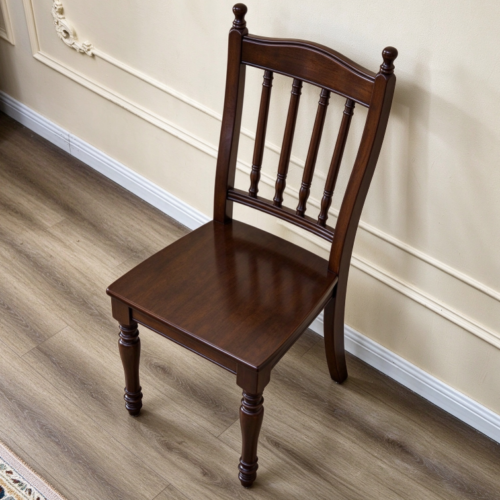 Vertical Spindle Back Chair - Dining chair - QONKA HOME