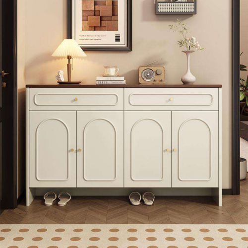 Arched Panel Solid Wood Bed