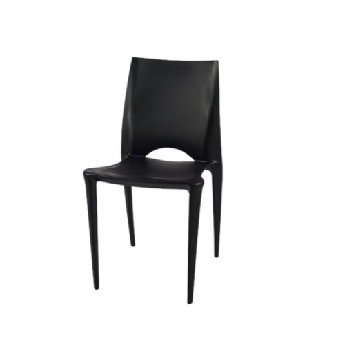 Contemporary Stackable Plastic Chair - Dining chair - QONKA HOME