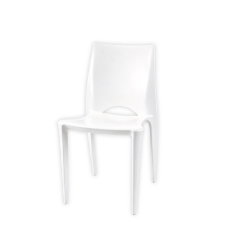 Contemporary Stackable Plastic Chair - Dining chair - QONKA HOME