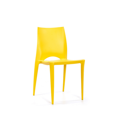 Contemporary Stackable Plastic Chair - Dining chair - QONKA HOME