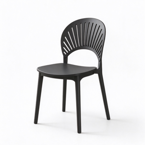 Modern PP Plastic Dining Chair - Plastic dining chair - QONKA HOME