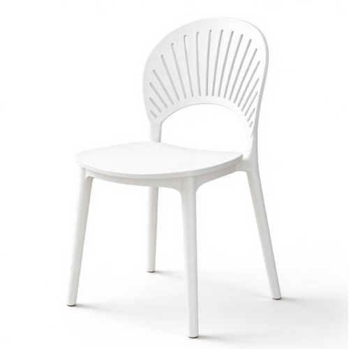 Modern PP Plastic Dining Chair - Plastic dining chair - QONKA HOME