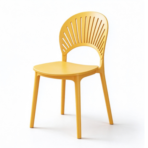 Modern PP Plastic Dining Chair - Plastic dining chair - QONKA HOME