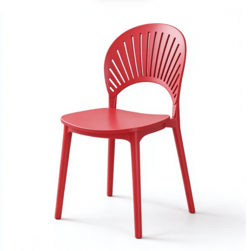 Modern PP Plastic Dining Chair - Plastic dining chair - QONKA HOME