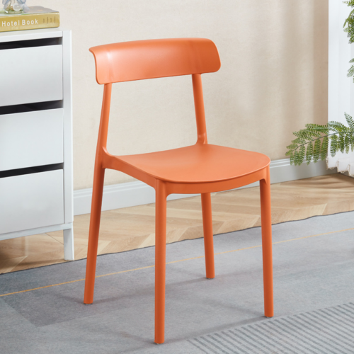 Stackable Side Chair - Plastic dining chair - QONKA HOME