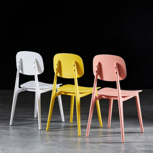 Nordic Plastic Dining Chair - Dining chair - QONKA HOME