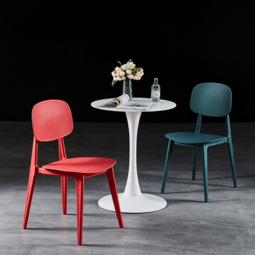 Nordic Plastic Dining Chair - Dining chair - QONKA HOME