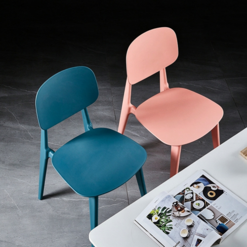 Nordic Plastic Dining Chair - Dining chair - QONKA HOME