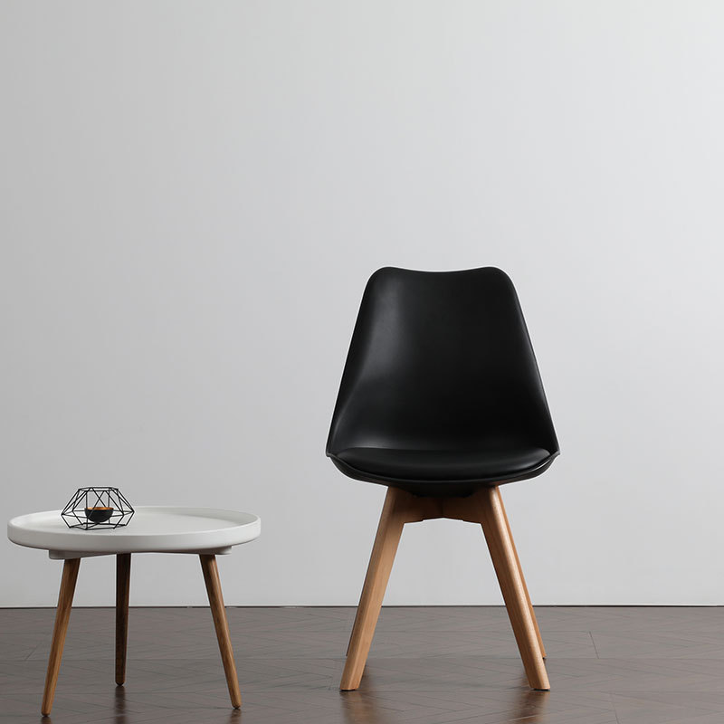 Hollow Pattern Plastic Dining Chair