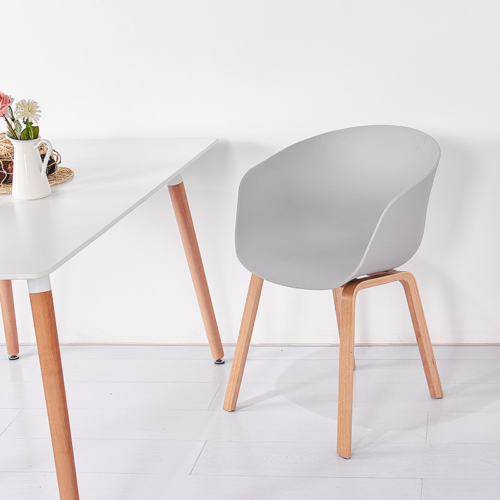 Curved Bucket Dining Chair - Dining chair - QONKA HOME