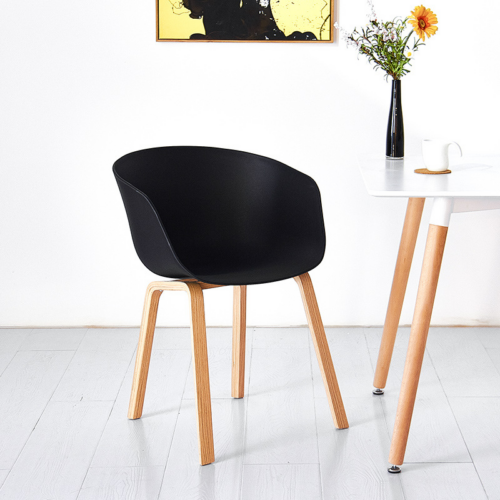 Curved Bucket Dining Chair - Dining chair - QONKA HOME