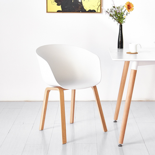 Curved Bucket Dining Chair - Dining chair - QONKA HOME