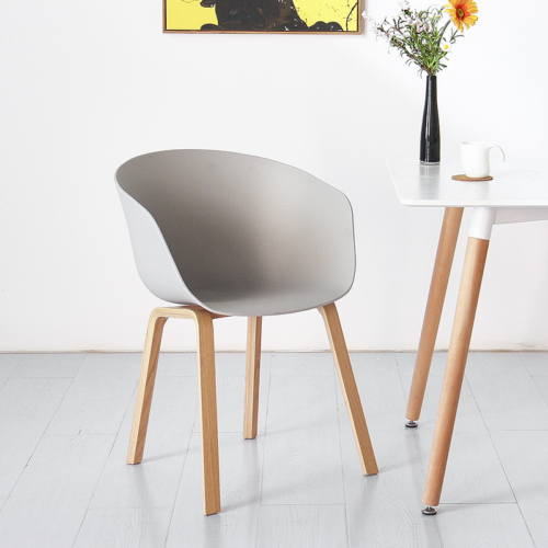 Curved Bucket Dining Chair - Dining chair - QONKA HOME