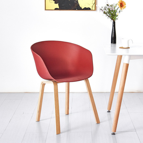 Curved Bucket Dining Chair - Dining chair - QONKA HOME