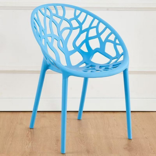 Tree Branch Hollow Out Plastic Dining Chair - Dining chair - QONKA HOME