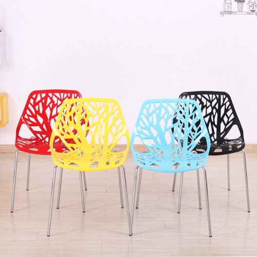 Vintage Floral Bird Print Fabric Dining Chair, Curved Bentwood Backrest Solid Wood Leg Upholstered Side Chair