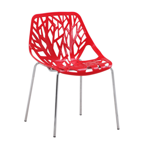Forest Branch Hollow Stackable Side Chair - Dining chair - QONKA HOME