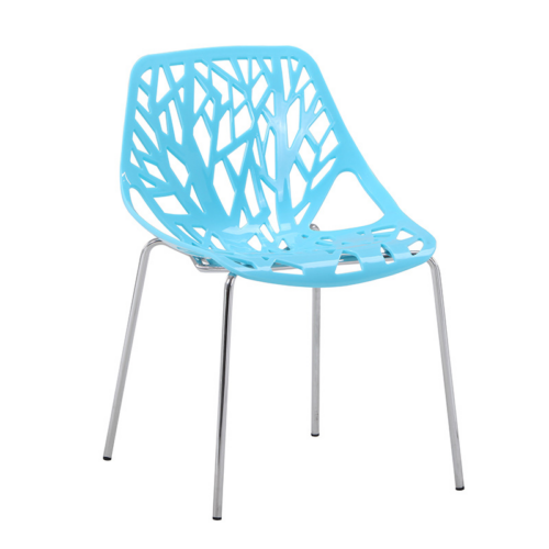 Forest Branch Hollow Stackable Side Chair - Dining chair - QONKA HOME