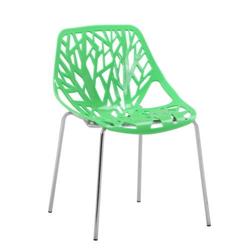 Forest Branch Hollow Stackable Side Chair - Dining chair - QONKA HOME