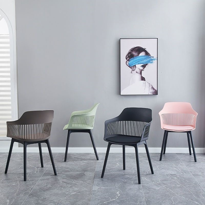 Slatted Back Dining Chair - Dining chair - QONKA HOME