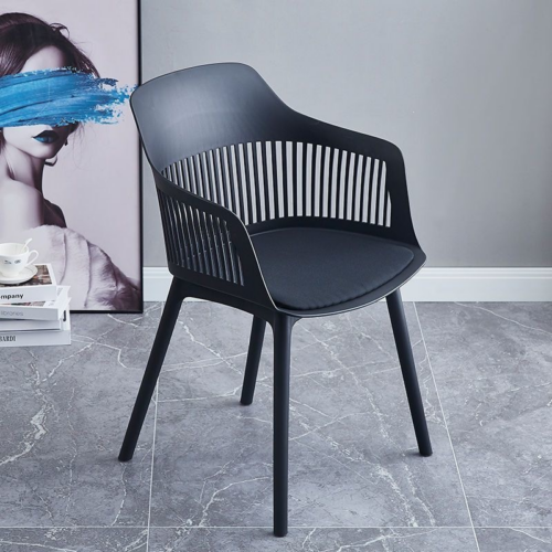 Slatted Back Dining Chair - Dining chair - QONKA HOME