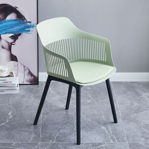 Slatted Back Dining Chair - Dining chair - QONKA HOME