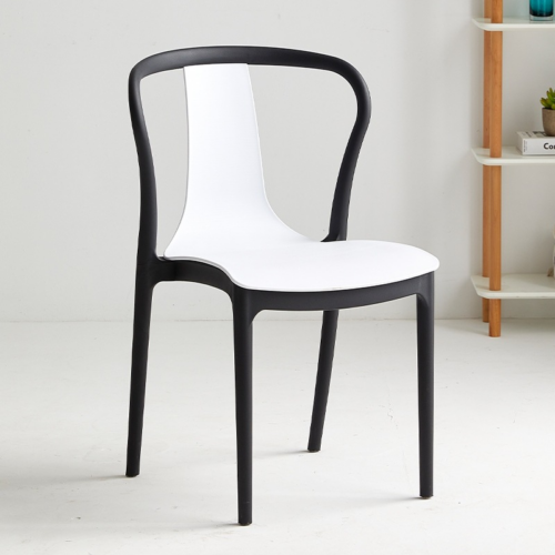 Hollow Frame Plastic Dining Chair - Dining chair - QONKA HOME