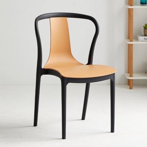 Hollow Frame Plastic Dining Chair - Dining chair - QONKA HOME